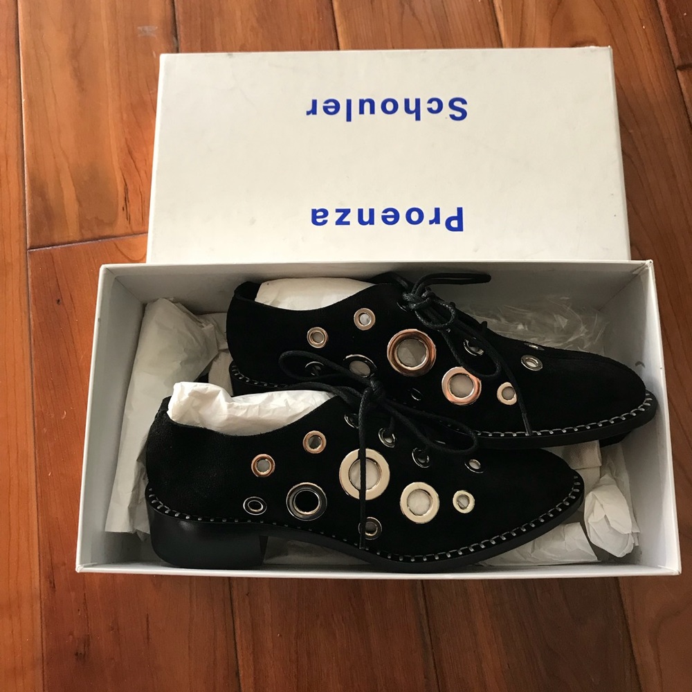 🚫Proenza Schouler Multi Eyelet Suede Loafer🚫 - Picture 5 of 8