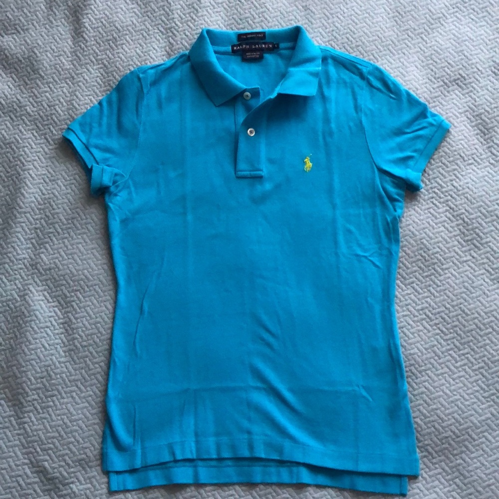 Ralph Lauren | Bright Blue Skinny Fit Polo