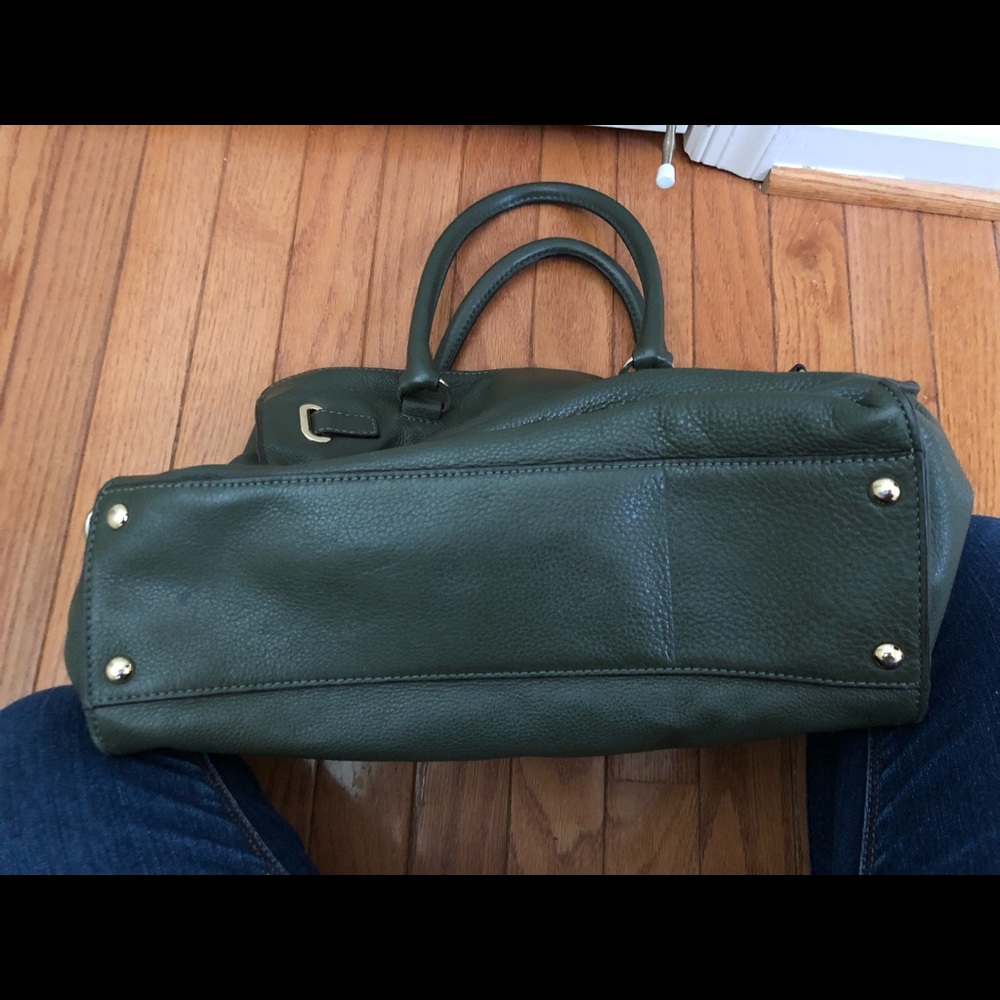 Micahel Kors Hamilton Purse - Olive Green - Picture 4 of 5