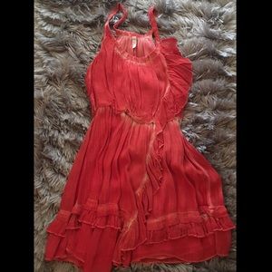 Free People Coral Dress