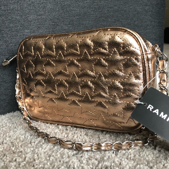 NWT Rampage Rose Gold Crossbody - Picture 2 of 7
