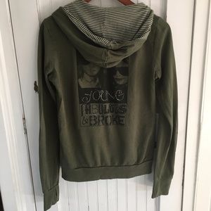 Young Fabulous & Broke Zip Up Hoodie Sweatshirt