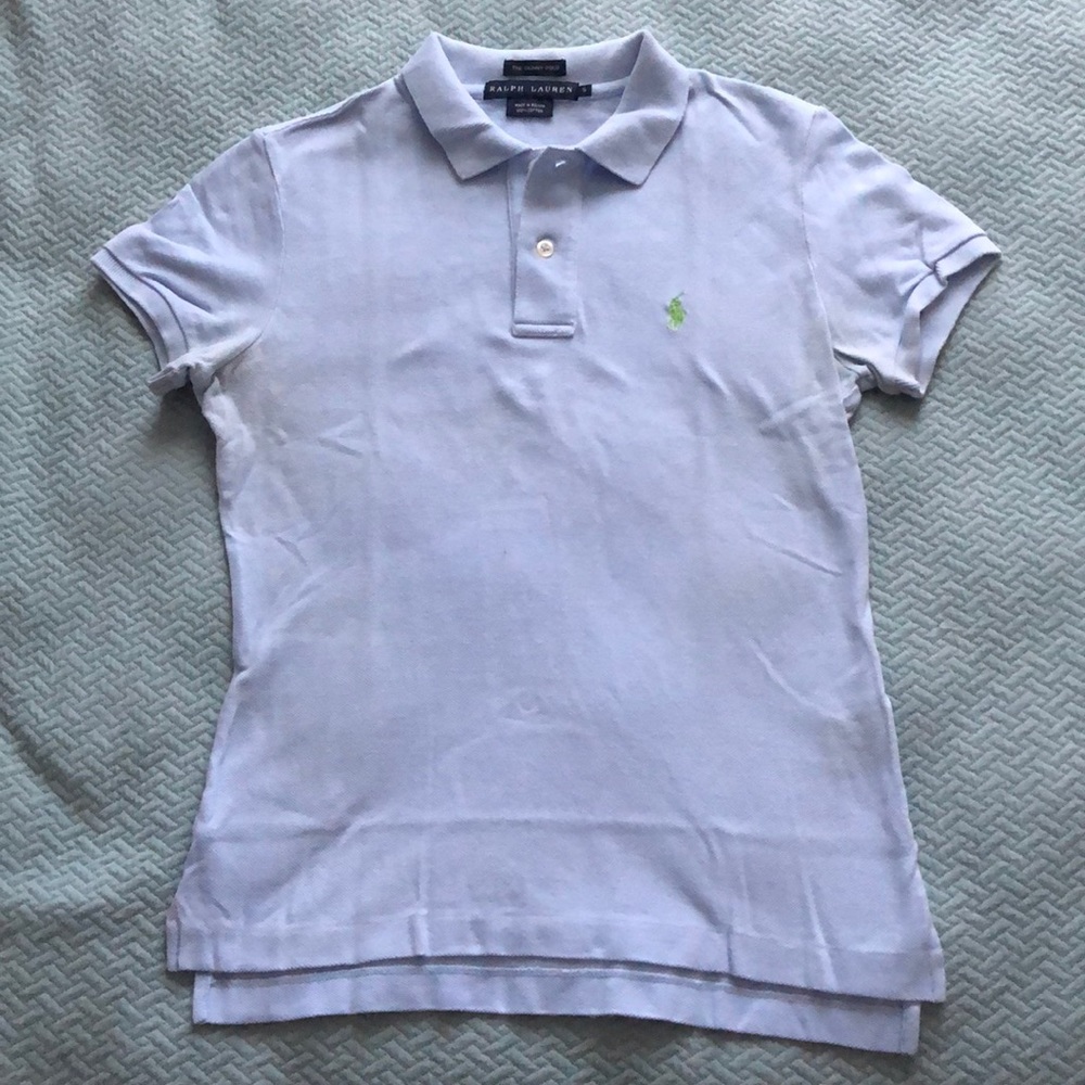 Ralph Lauren | Pale Blue Skinny Fit Polo