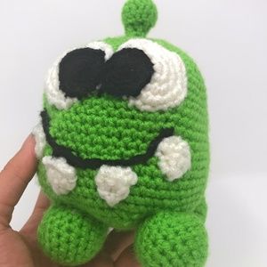 Handmade Amigurumi Om Nom - Cut the Rope