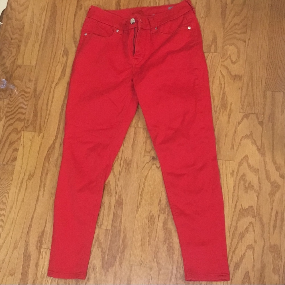 Melissa McArthy skinny red jeans size 10