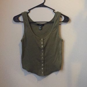 Forever 21 Olive Green Crop