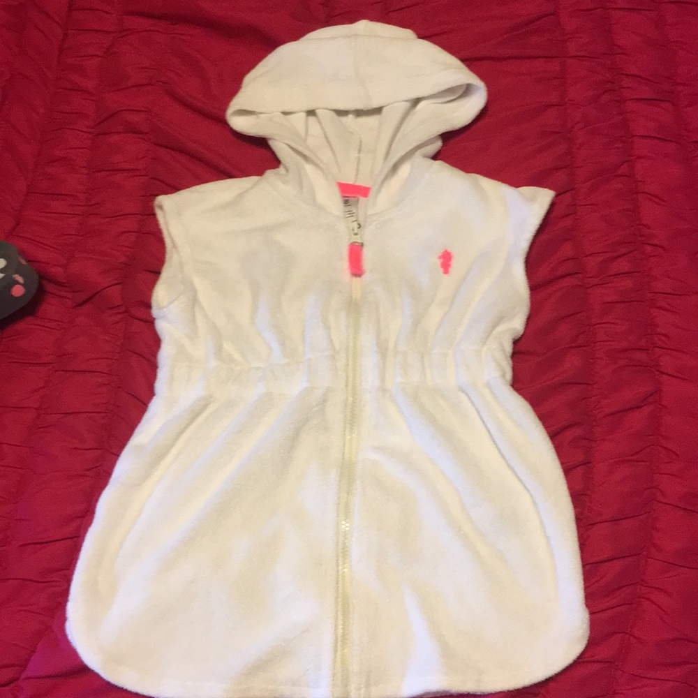 Cute baby girl swimsuit cover up