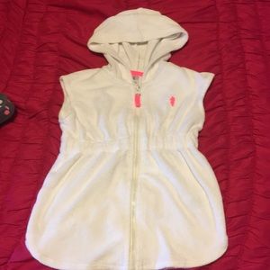 Cute baby girl swimsuit cover up