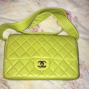 Beautiful Lime Green Chanel Bag