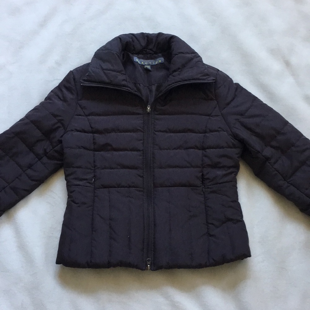Kenneth Cole Dark Brown Snow Puffy Jacket