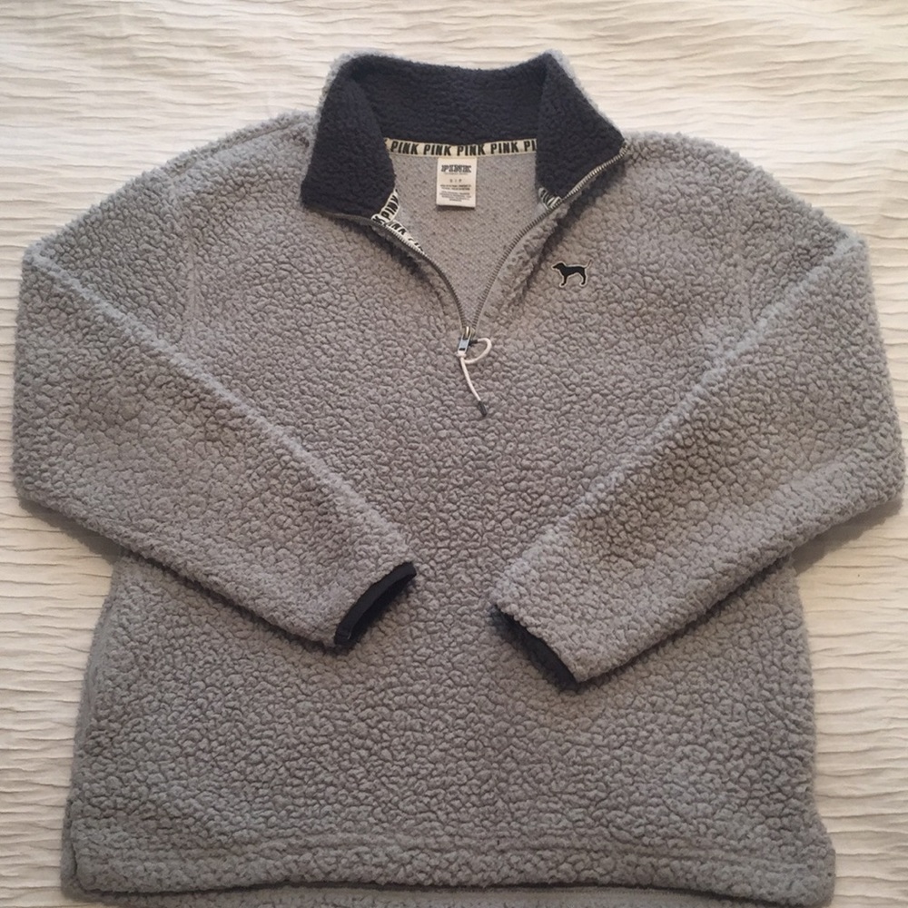 PINK Sherpa Sweatshirt