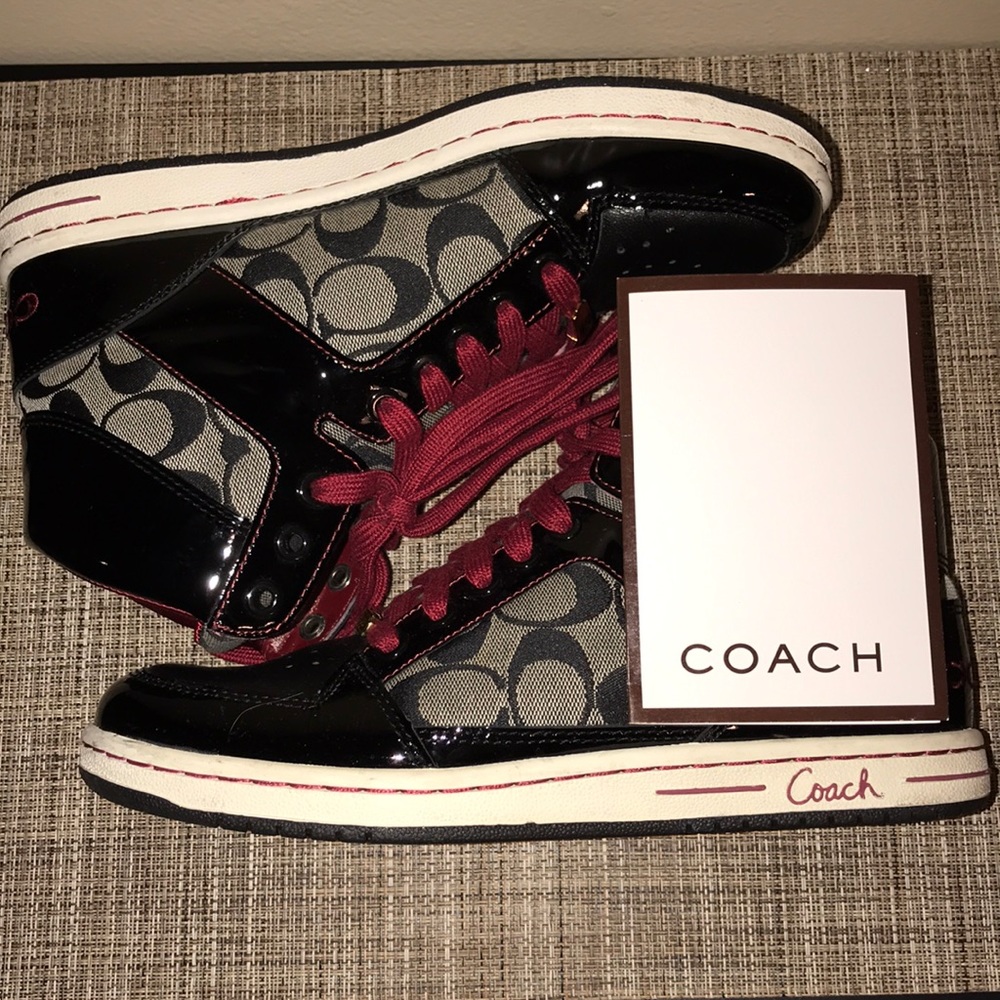 COACH high top sneakers 👟