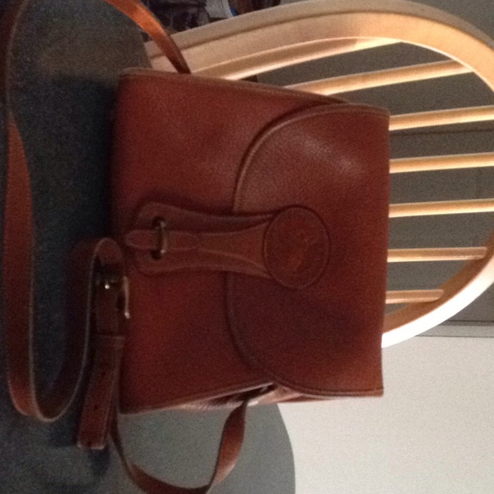 All leather handbag