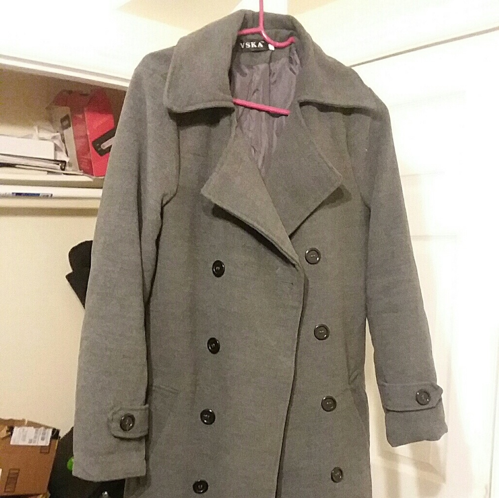 Grey Men Coat VSKA
