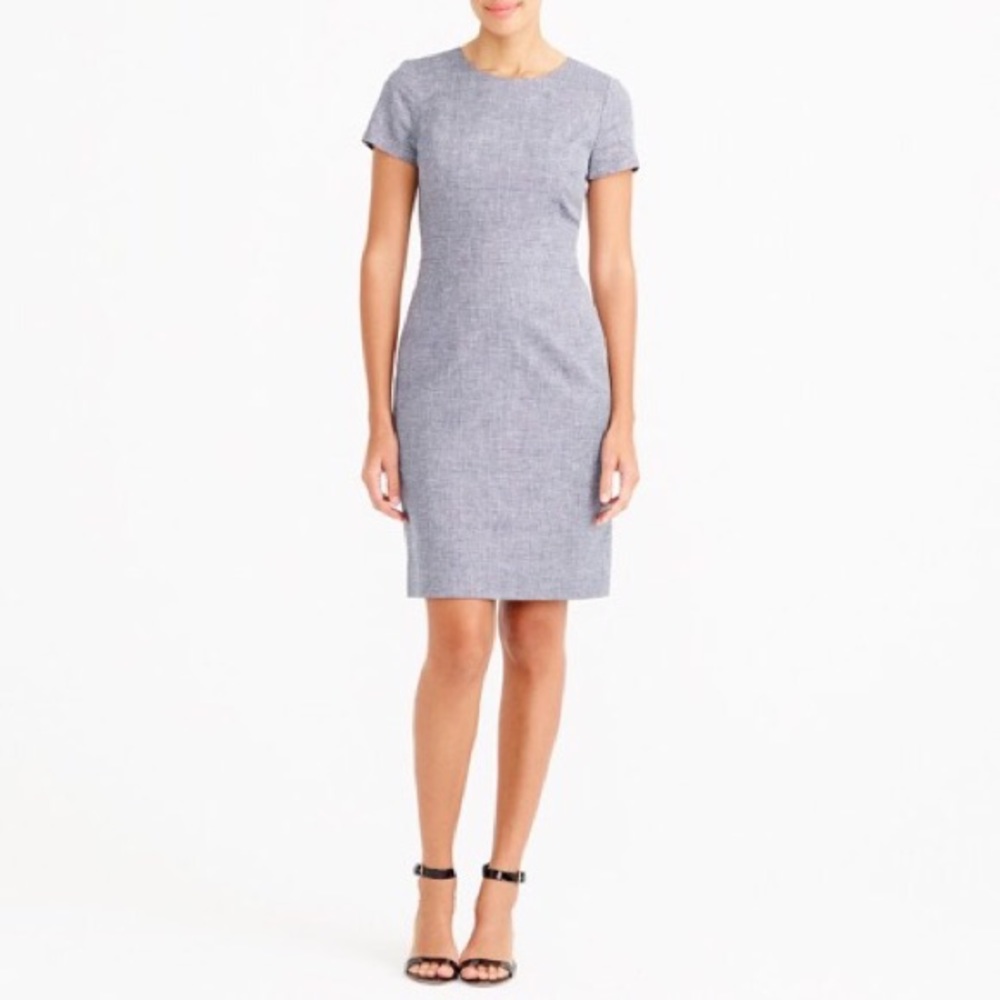 Cotton-Linen Dobby Dress 00 NWT