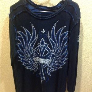 Affliction long sleeve thermal