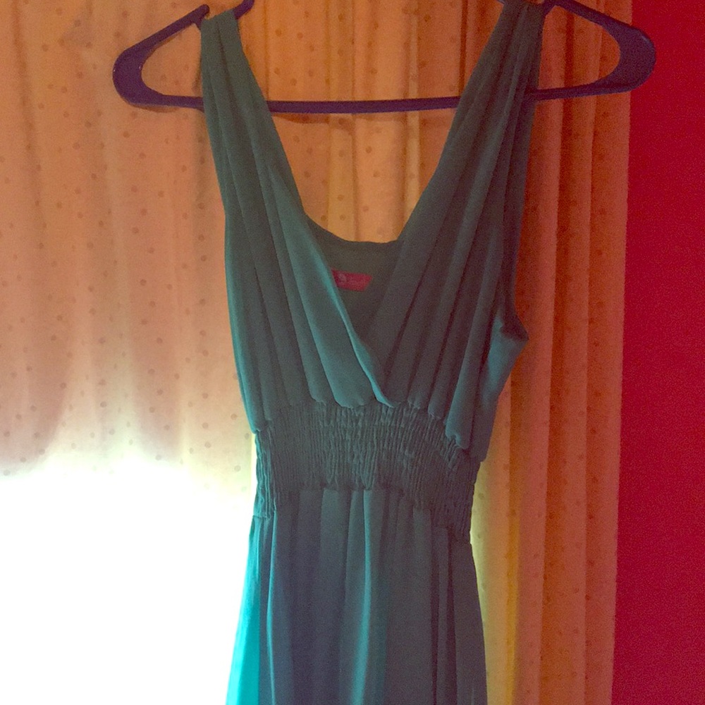 Teal dress
