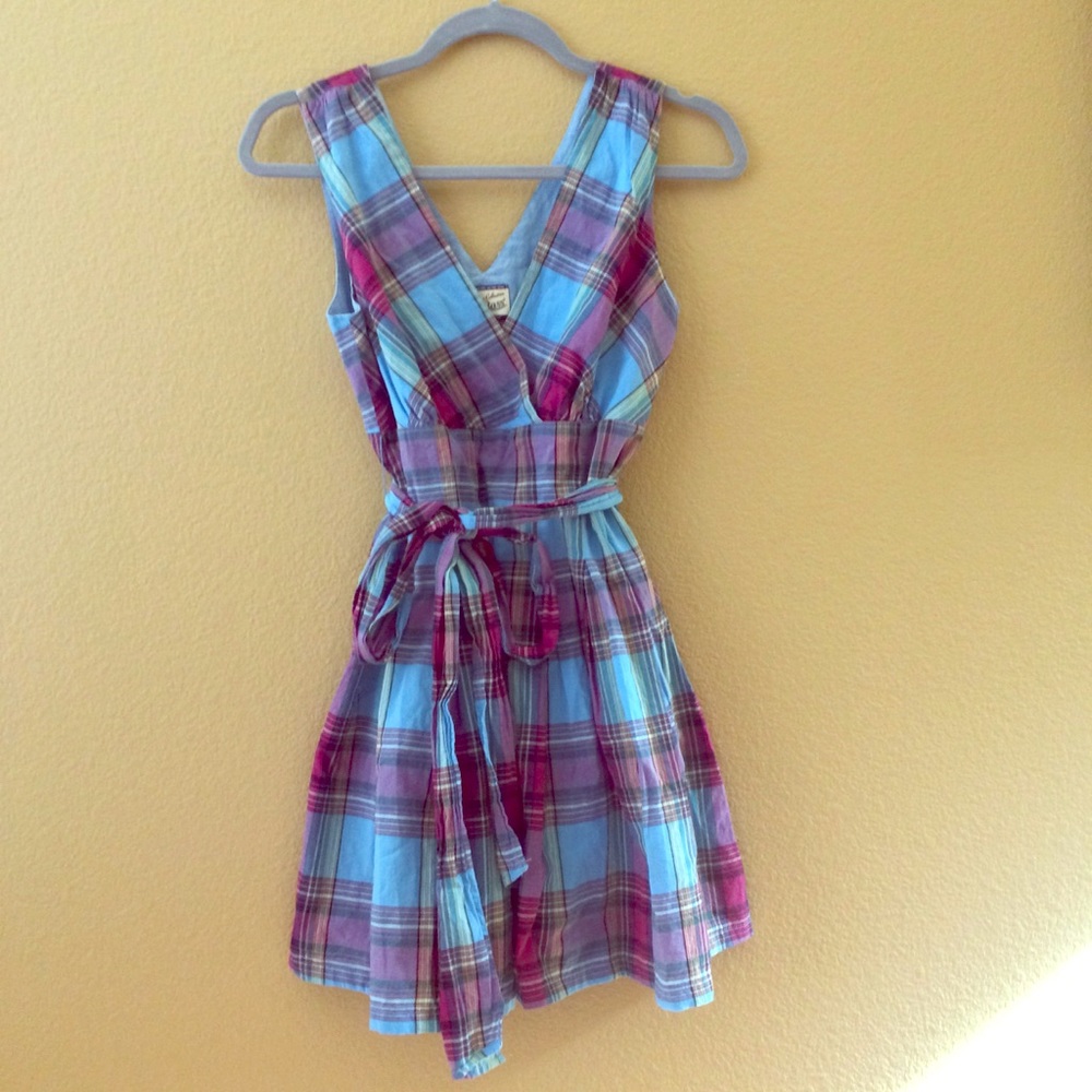 Vintage Preppy grunge plaid dress🦋✨