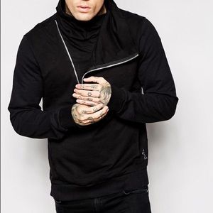 Religion A-Symmetrical Funnel Neck Sweater Small