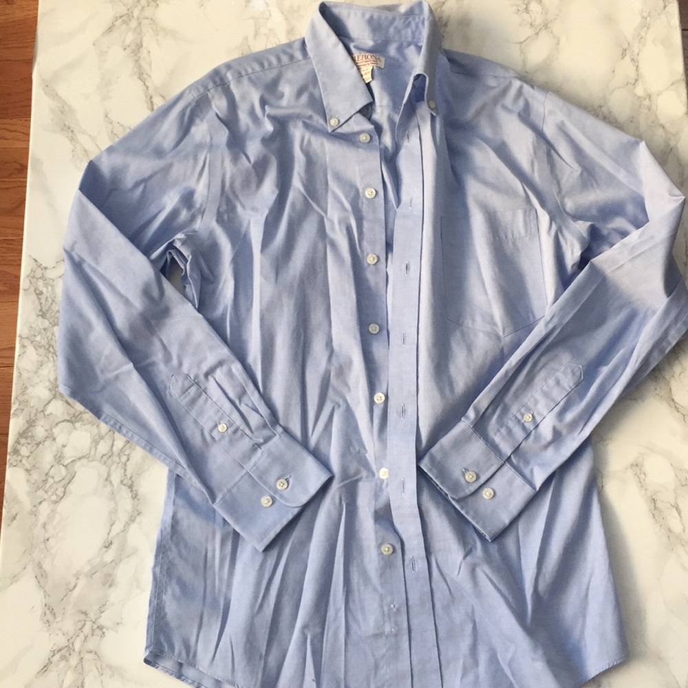 Light blue button down! Small slim tailored fit!