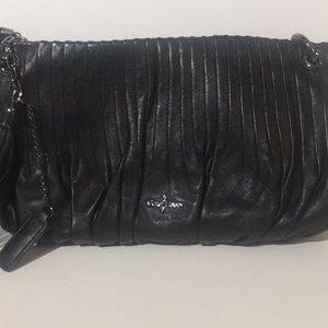 Cole Haan black leather shoulder bag