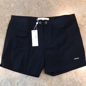 Parke and Ronen Black 5” Lido Bathing Suit