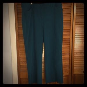 Teal Trouser pants