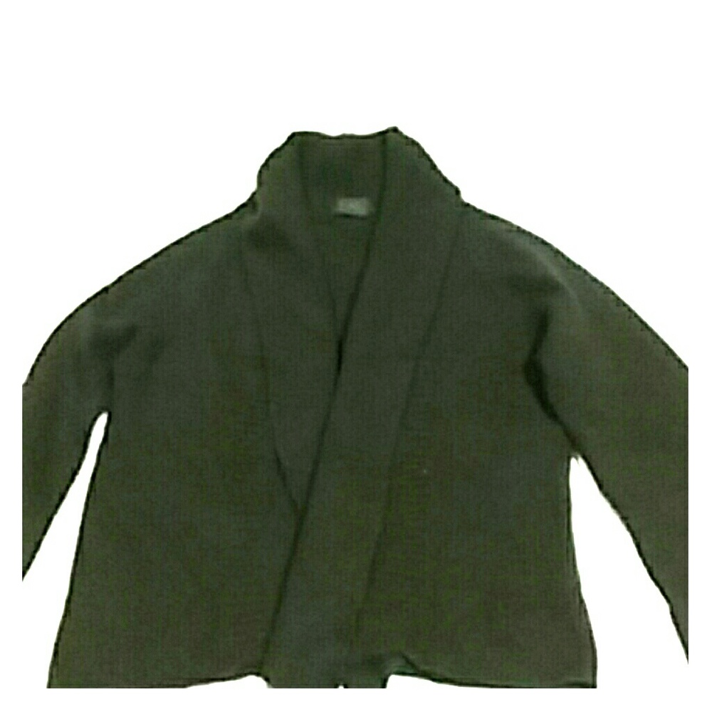 DONATED Pure Collection chocolate wool cardigan L