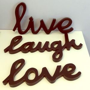 Live Laugh Love wall decor