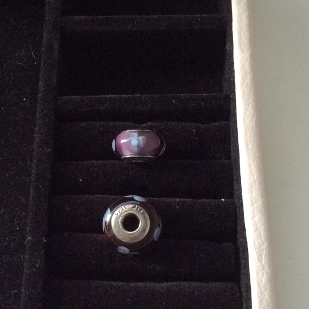 Murano glass charms