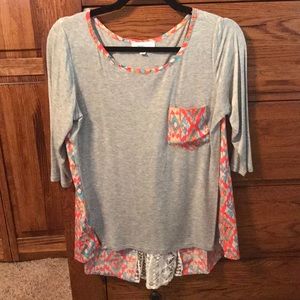 Grace and Lace hi lo top