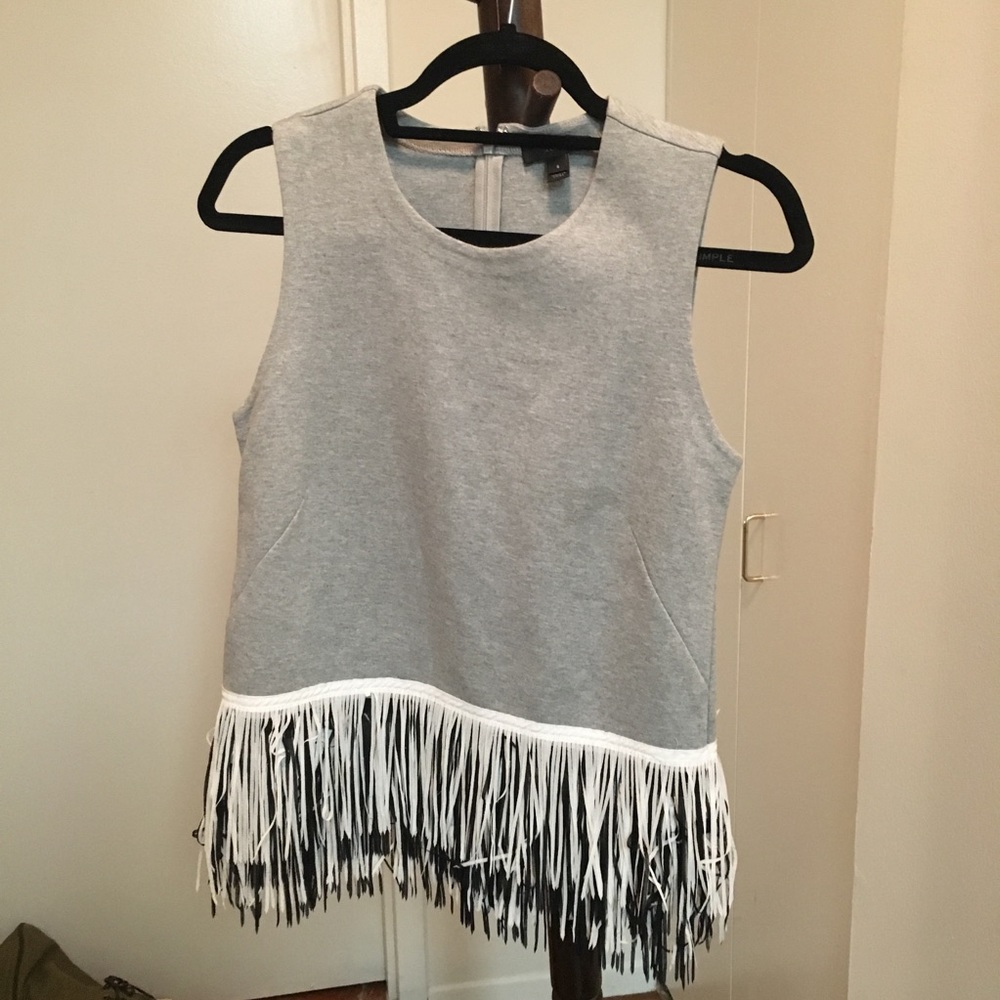 Jcrew fringe top