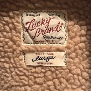 Sherpa lined flannel