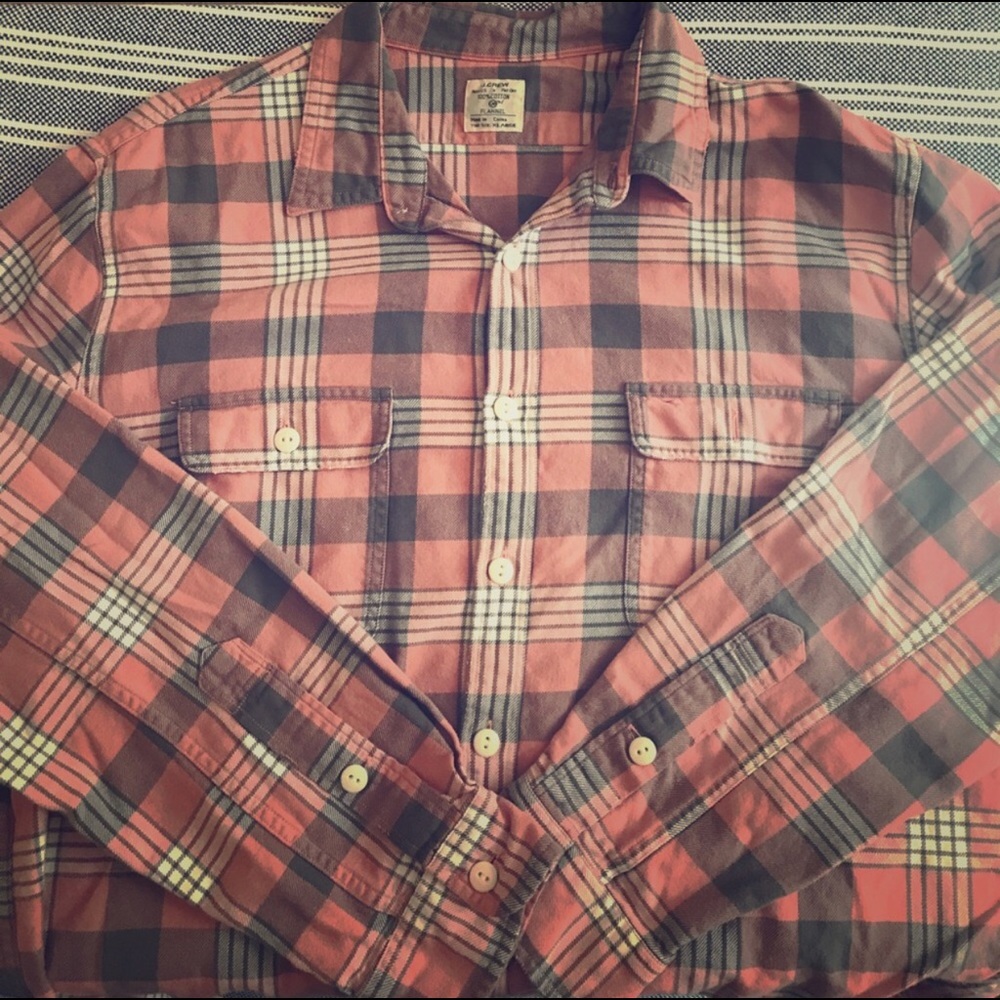 J. Crew Heavyweight Flannel Button Down (XL)