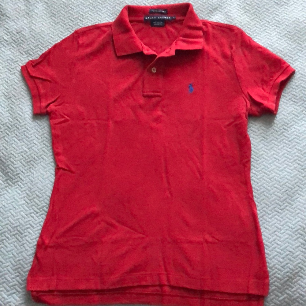 Ralph Lauren | Brick Red Skinny Fit Polo
