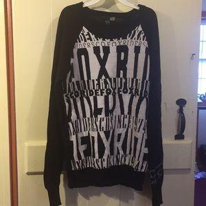 NOT FOR SALE!!! FOX RIDERS sweater