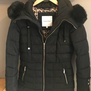 Calvin Klein Black Winter Coat