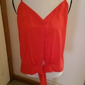 **sold"" NWT Venus orange tie bottom shirt XL
