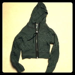 Free People zip up sweater