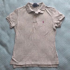 Ralph Lauren | Heather Gray Skinny Fit Polo