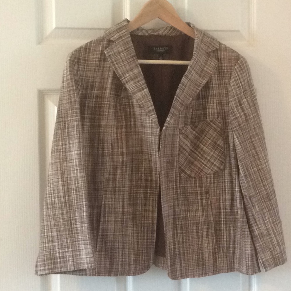 Talbots cute swing blazer size 14