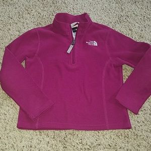 The North Face Girls XS half zip fleece