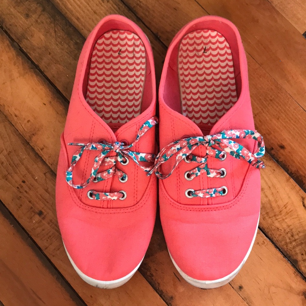 Pink/Coral Shoes like Keds