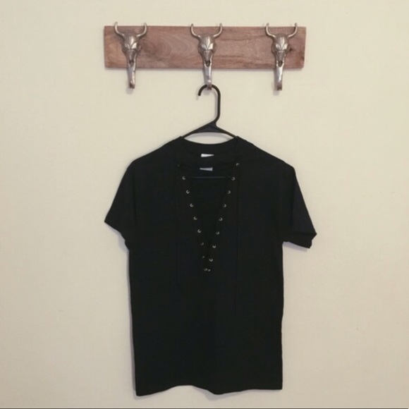 Custom Made Lace Zip Tee - Picture 3 of 3