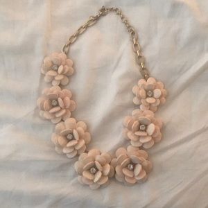 J. Crew Beaded Rose Necklace