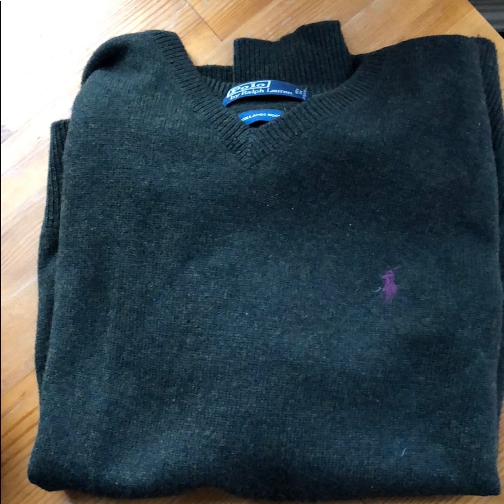 Men's Polo Ralph Lauren V Neck Sweater size large