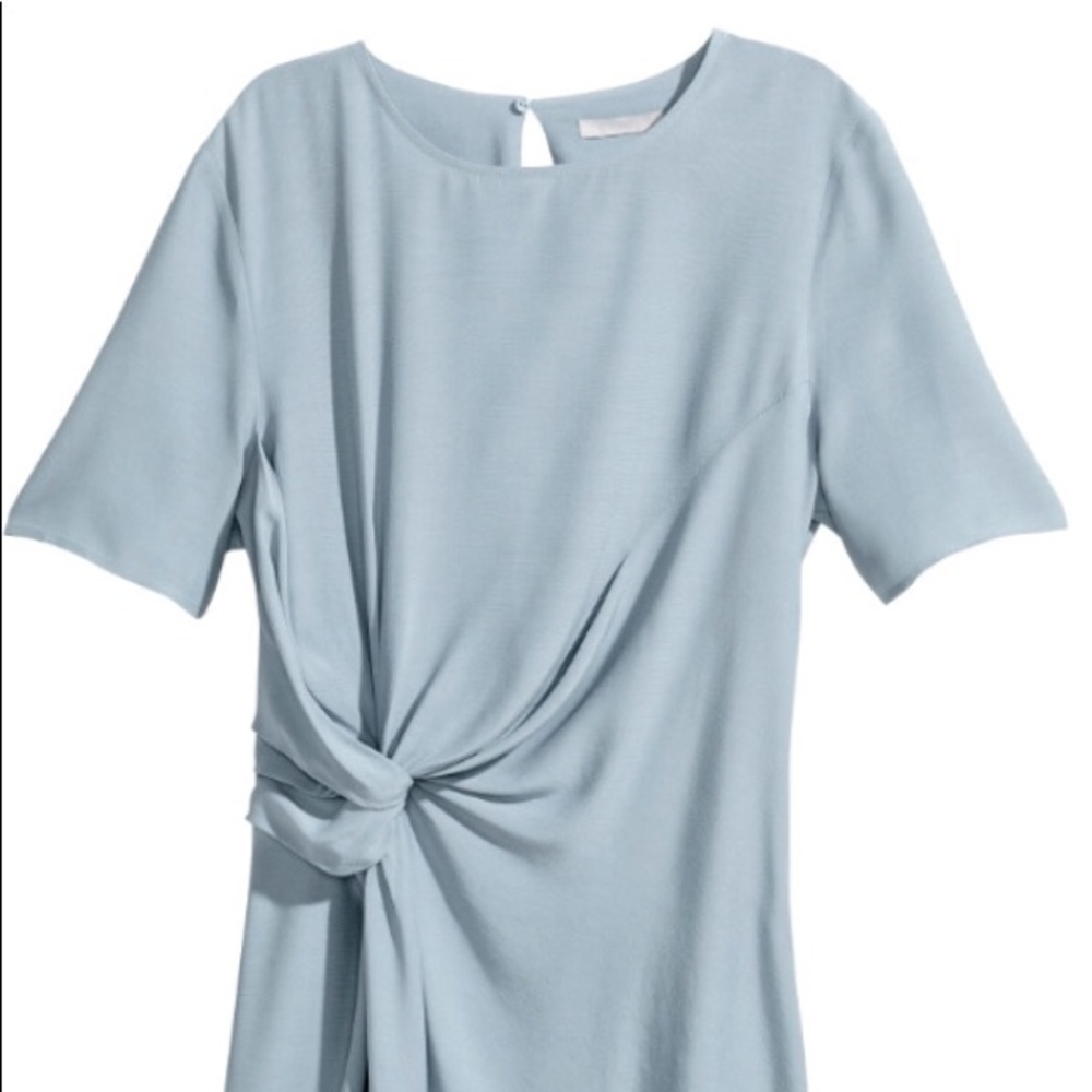 NWT H&M knot crepe dress