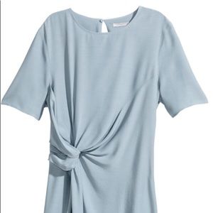 NWT H&M knot crepe dress