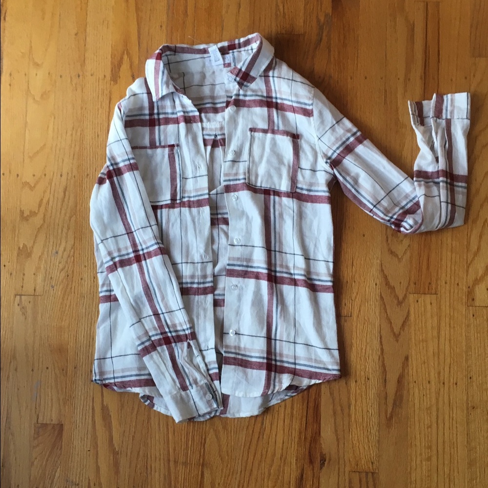 Tilly's Red and White Flannel