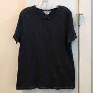 rag & bone blue and black T-shirt